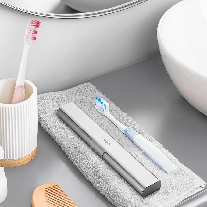 Aluminum Toothbrush Travel Case
