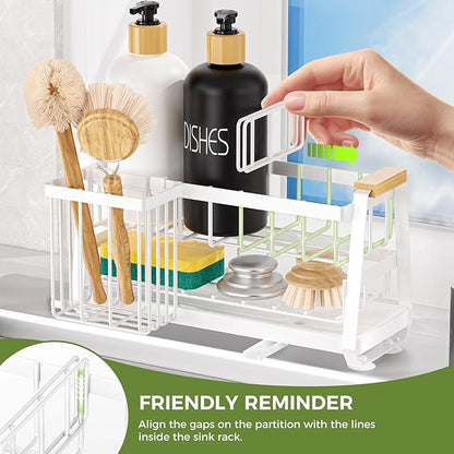 Sponge Holder for Kitchen Sink, Kitchen Sink Caddy