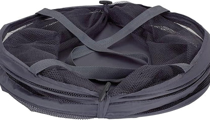 Household Essentials 2027-1 Pop-Up Collapsible Mesh Laundry Hamper | Charcoal
