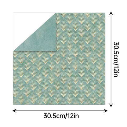 Scrapbook Paper 12x12 Inch Double Sided Patterned Paper for Scrapbooking, 24 Sheets/24 Designs Blue Decorative Craft Papers for Junk Journals DIY Cards Album Decoration