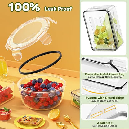 40 PCS Food Storage Containers