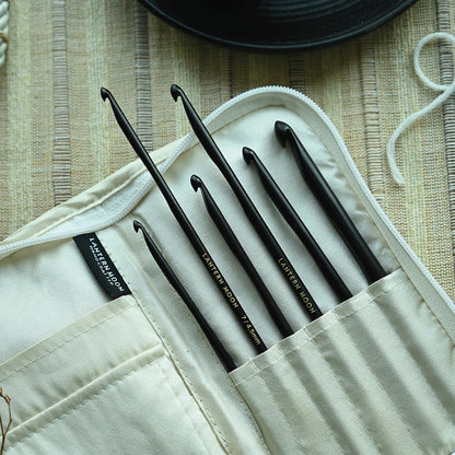 Lantern Moon Radiance Single Ended Crochet Hook Set | 6 US Sizes (G to L)
