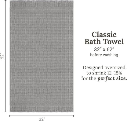 GILDEN TREE Waffle Towels for Bathroom, 100% Cotton Quick Dry Towel, Waffle