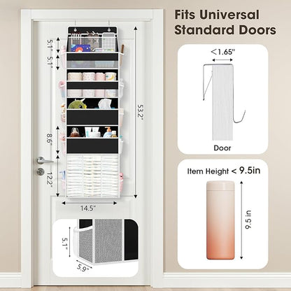WISELIFE 5-Tier Over the Door Organizer