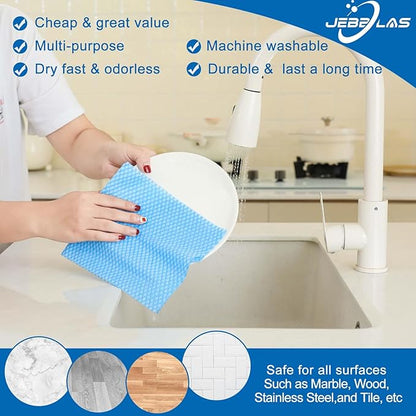 JEBBLAS Disposable Cleaning Towels and Dish Cloths, Reusable Towels, Handy
