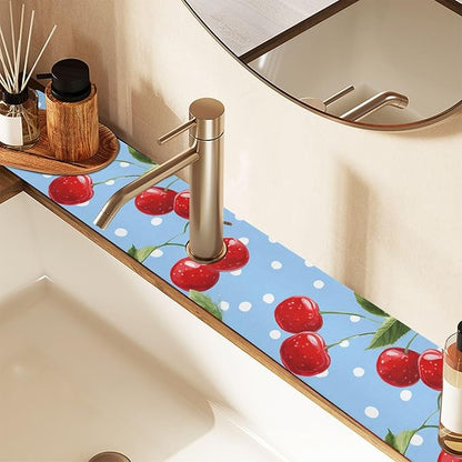 Kitchen Sink Splash Guard 1 PC 14.7 Inch Sink Faucet Mat Splash Guard