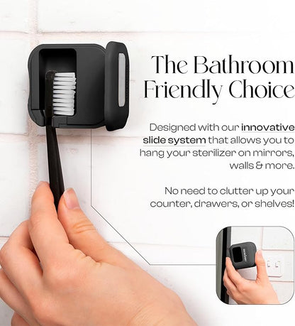 Mondano UV-C Toothbrush Sanitizer and Holder, Toothbrush Case