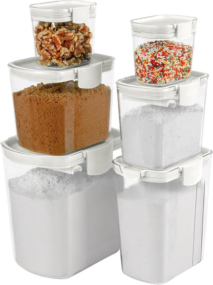 Progressive ProKeeper Baker's Airtight Kitchen Storage Canister Container Set