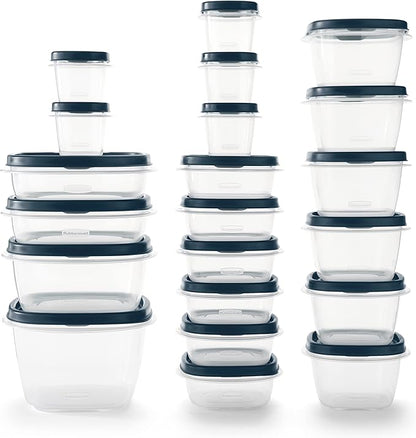 Rubbermaid EasyFindLids Food Storage Containers in Special-Edition Insignia Blue