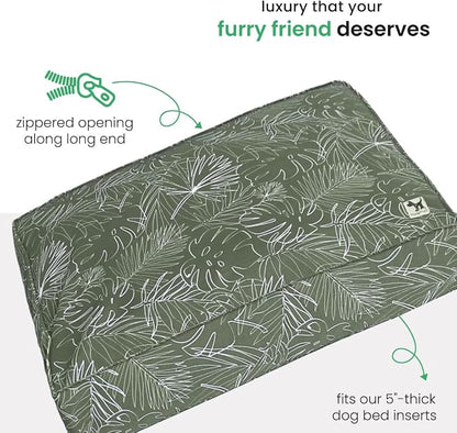 Molly Mutt Panama Dog Bed Duvet Cover, 100% Cotton Canvas Cover for Dog, Puppy, or Cat Bed, Durable, Washable, and Free of Harmful Chemicals, Small, 22"x27"x5"