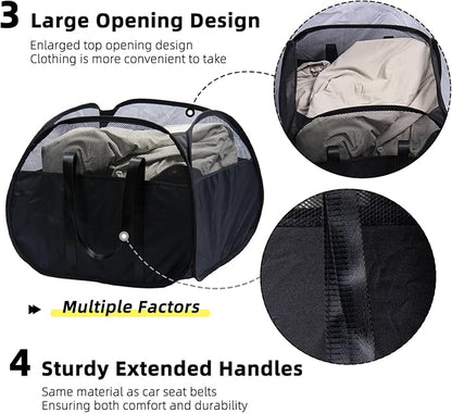 Collapsible Laundry Basket, 90L Foldable Pop-up Laundry Hamper