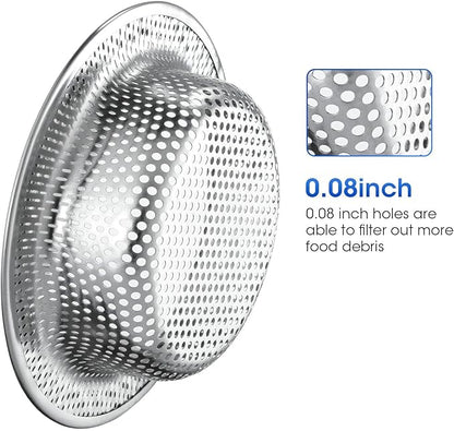 2 Pack 4.5" Kitchen Sink Strainer