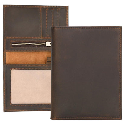 Leather Passport Holder Passport Cover Wallet with Card Holders, Travel Wallet Cover Case for Men and Women, Travel Documents Organizer Protector