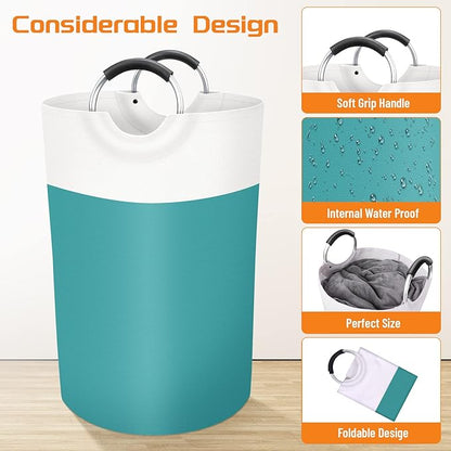 BlissTotes 75L Laundry Basket, Freestanding Laundry Hamper, Collapsible Dirty