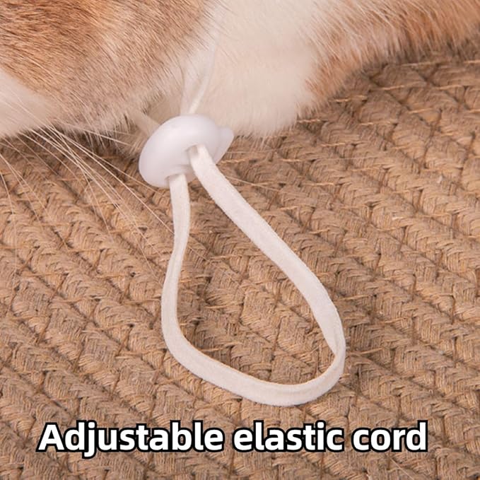 Guinea Pig Clothes,Rabbit Harness,Ferret Bunny Clothes with Pet Rabbit Harness and Leash Mini Hat Bag Cute Brooch for Kitten Small Animal Collars (Blue)