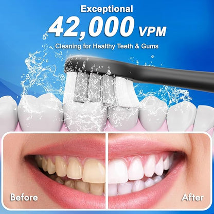 Sonic Electric Toothbrush for Adults and Kids, Comes