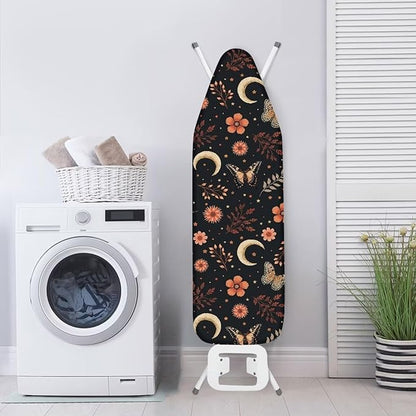 Floral Ironing Board Cover and Pad, 15x54 Inch Thick Padding Ironing Board
