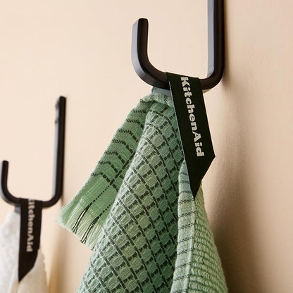 KitchenAid Gourmet Series Gridlines Kitchen Towels 3-Pack Set, 100% Cotton