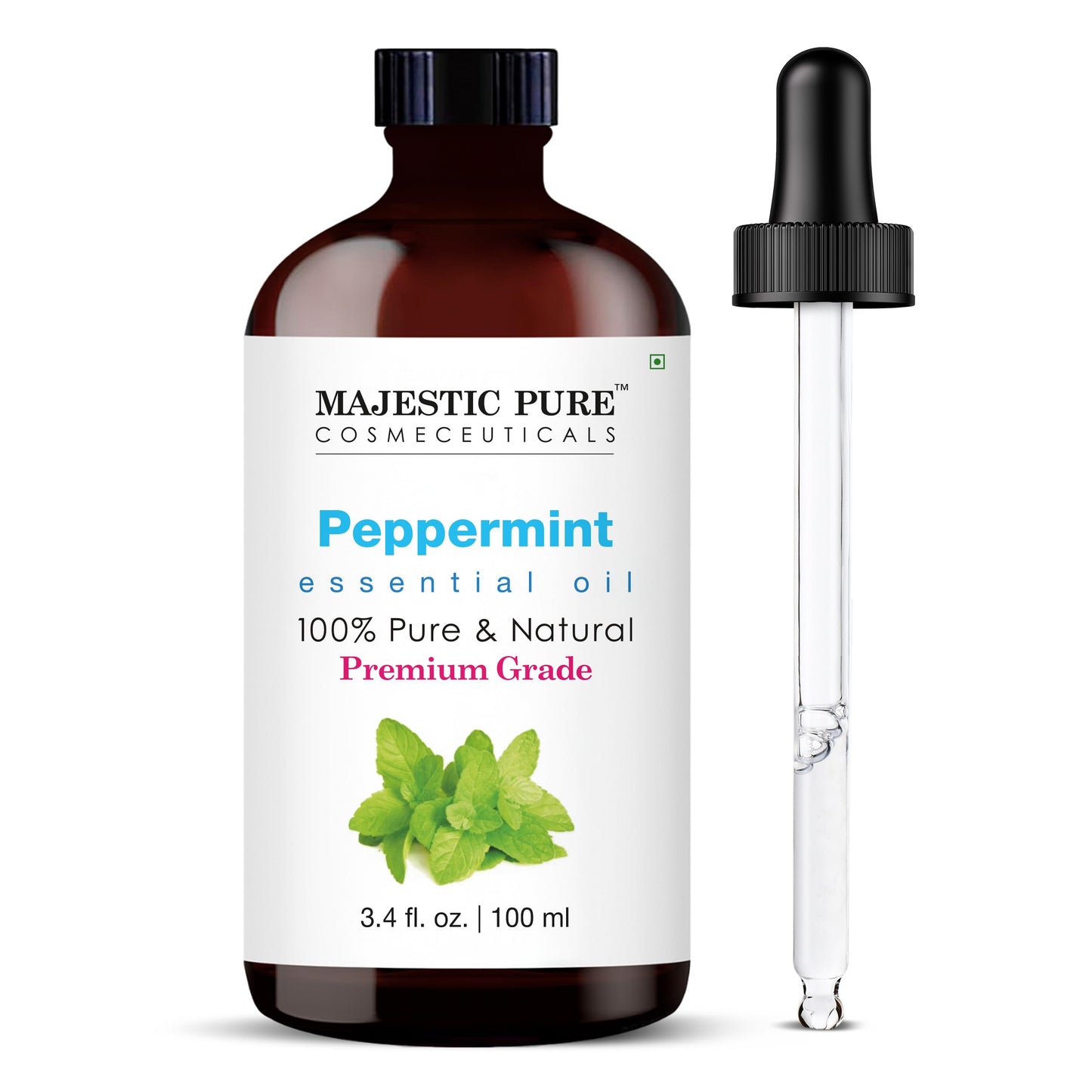 Majestic Pure Lavender Essential Oil with Glass Dropper - Huge 4 Fl Oz - 100% Pure and Natural Lavender Oil - Premium Grade Essential Oils for Diffuser, Aromatherapy, Soap and Candle Making