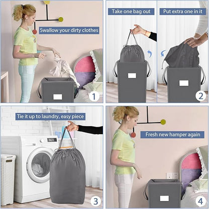 MCleanPin 210L Laundry Hamper Collapsible