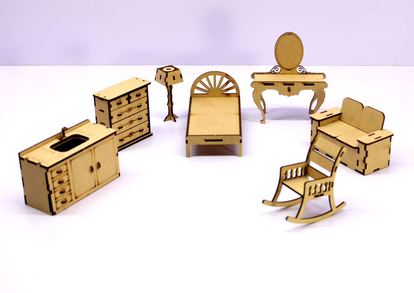 StonKraft 3D Wooden Puzzle - Wooden, DIY Kit, Build Your own, Construction Toy, Modeling Kit | MDF Toys (Furniture)
