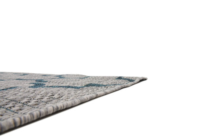 Unique Loom Outdoor Trellis Collection Area Rug (5' 3" x 8' Rectangle, Gray/ Ivory)