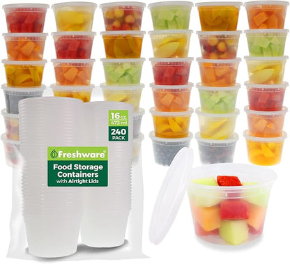 Freshware 16 oz Food Storage Containers