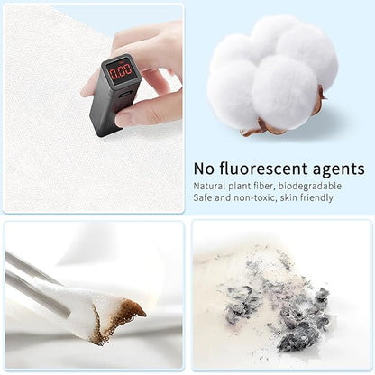 Classycoo Compressed Towel 100 PCS Mini Tablets Disposable Portable Face Towel