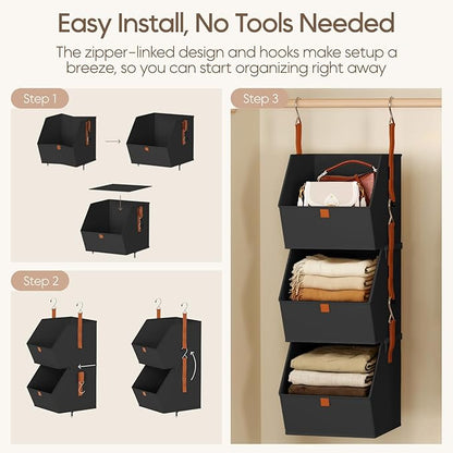 Collapsible Hanging Closet Organizer