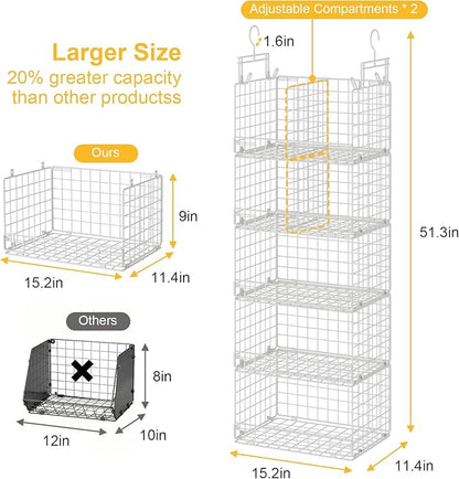 5 Tier Hanging Closet Organizer