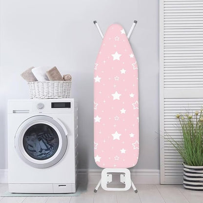 Pink Stars Ironing Board Cover