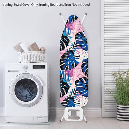 Tropical Palm Tree Leaves Ironing Board and Pad Standard Size Ironing Board