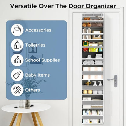 Over The Door Organizer, 8 Shelf Door Hanging Organizers