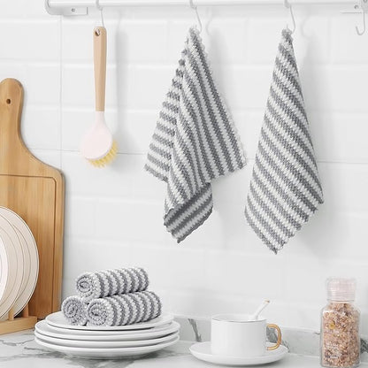 Homaxy 24 Pack Kitchen Dish Cloths, Ultra Soft and Absorbent Dish Towels