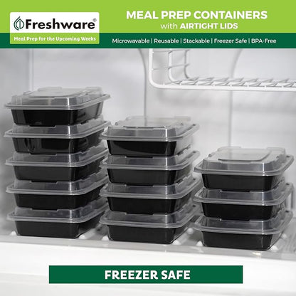 Freshware Meal Prep Containers 1 Compartment