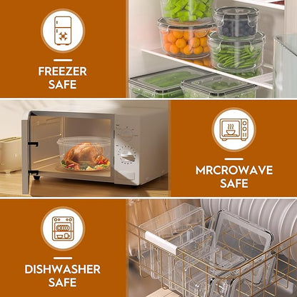 48 PCS Food Storage Containers