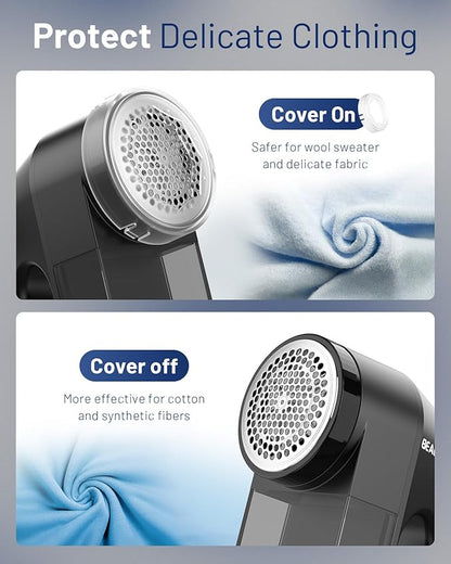 BEAUTURAL Fabric Shaver, Rechargeable Lint Remover, Electric Portable Sweater