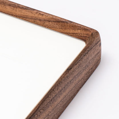 Husteria 16x20 Picture Frame in Natural Walnut Wood, Solid Wooden Photo Frames Matted to 12x16, Gallery Poster Frames for Wall Mount