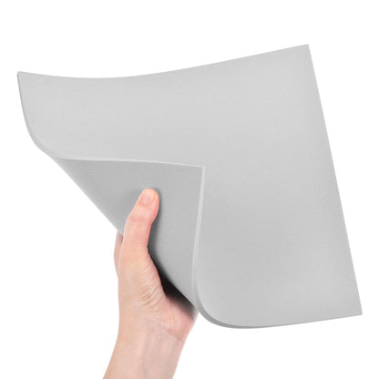 uxcell Grey EVA Foam Sheets 10 x 10 Inch 5mm Thickness for Crafts DIY Projects, 4 Pcs