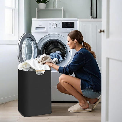 STORAGE MANIAC 2-Pack Large Laundry Hamper, 80L Collapsible Laundry Basket