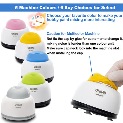 ONiLAB Mini Vortex Mixer with Touch Function, Lab Mixing, Nail Polish,Tattoo Ink,Eyelash Adhesives and Acrylic Paints Mixing, Lab Vortexer for Centrifuge Tubes and Test Tubes,Green