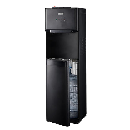 Igloo Bottom-Loading Water Dispenser – Water Cooler Dispenser with Hot & Cold Temperature Settings- Electric Water Dispenser Fits 3- & 5-Gallon Jugs with Child Safety Lock for Home & Office Use– Black