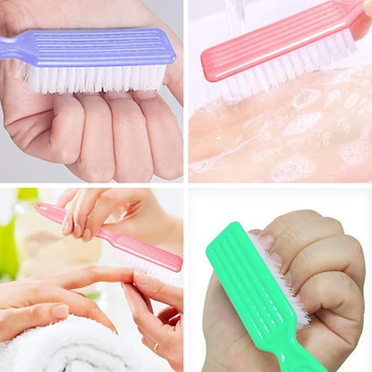 HOFASON 6 Pack Nail Brush for Cleaning Fingernails, Nail Brush Handle Grip