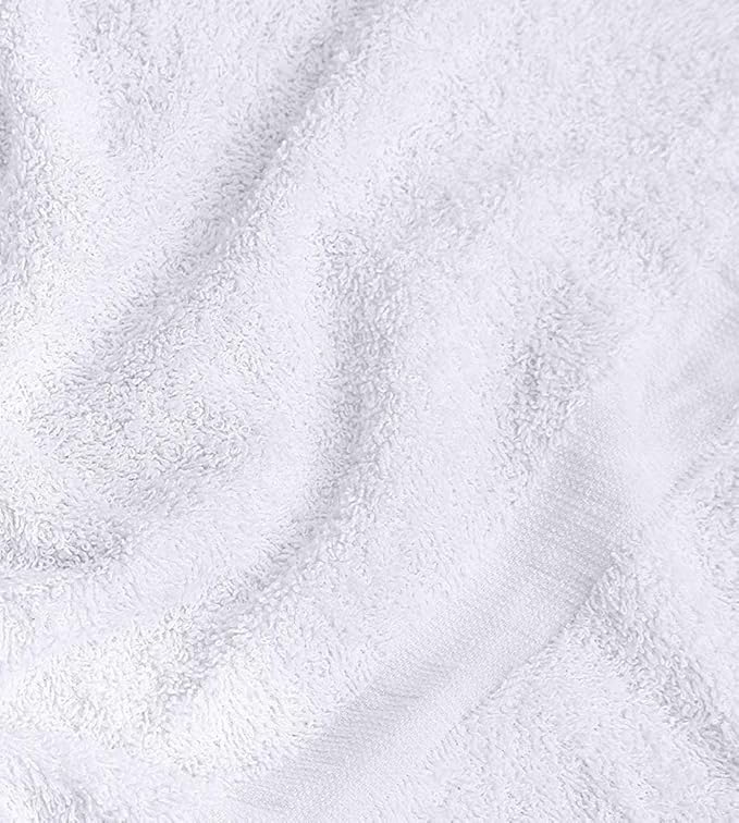 GOLD TEXTILES Bulk Pack 60 Pcs White Economy 15x25 Inches Basic Hand Towel
