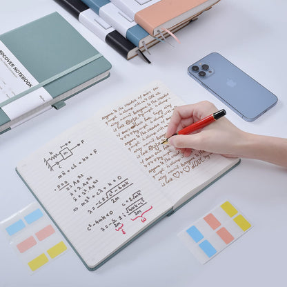 Lined Journal Notebook for Work, 320 Pages 100gsm Thick A5 (5.75"x8.38") College Ruled Journal for Women & Writing, Hardcover Notebook for Note Taking, Perfect for Office Home School Supplies, Blue