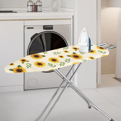 Sunflower Print Ironing Board Cover and Pad Heat Resistance & Resist Scorching