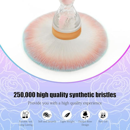 Nail Dust Brush for Acrylic Nails, Soft Brush Nail Art Dust Powder Remover
