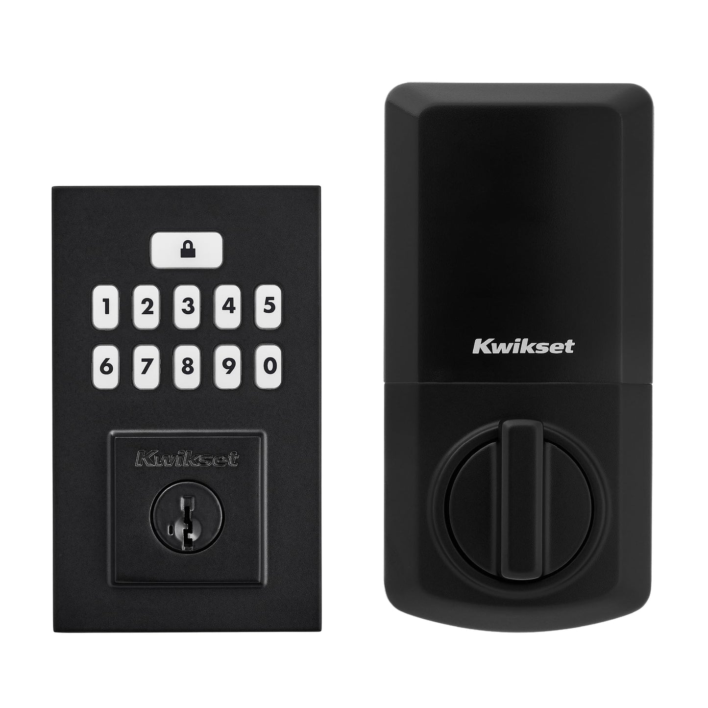 Kwikset SmartCode 260 Keyless Entry Electronic Keypad Deadbolt Door Lock with Auto-Lock, Custom User Codes, Advanced Security in Satin Nickel Contemporary
