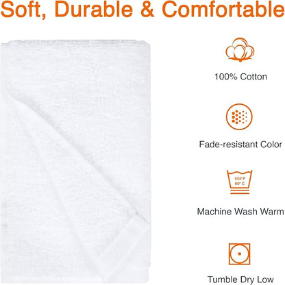Amazon Basics Soft and Thick Cotton Hand Towels