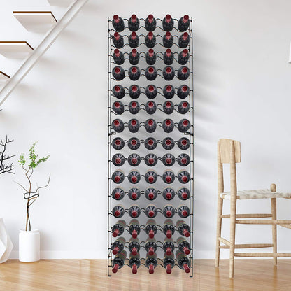 Sorbus Wine Rack Freestanding Floor - Wine Bottle Holder Holds 75 Bottles of Wine - 75 Bottle Capacity Wine Storage for Any Bar, Wine Cellar, Kitchen, Dining Room (New Improved Design)